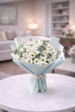 Beyaz Papatya Buketi - Görsel 2