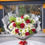 Karışık Papatya ve Gül Buketi